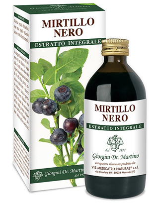 MIRTILLO NERO ESTRATTO INTEGRALE 200 ML - farmaciabianca.it