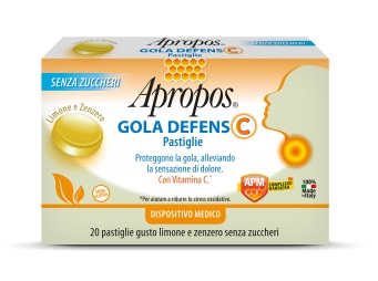 APROPOS GOLA DEFENS C LIMONE/ZENZERO 20 PASTIGLIE - farmaciabianca.it
