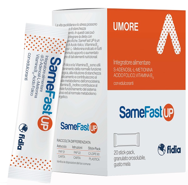 SAMEFAST UP 20 STICK PACK GRANULATO OROSOLUBILE GUSTO ANANAS - farmaciabianca.it