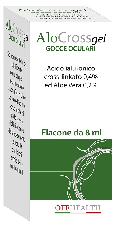 ALOCROSS GOCCE OCULARI ACIDO IALURONICO CROSS-LINKATO 0,2% E ALOE VERA 8 ML - farmaciabianca.it