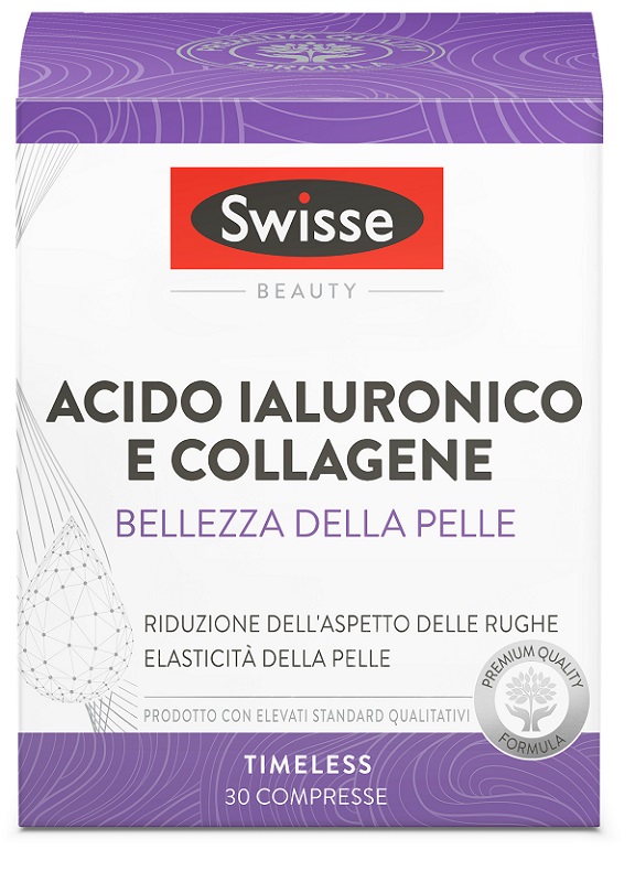 SWISSE ACIDO IALURONICO COLLAGENE BELLEZZA DELLA PELLE 30 COMPRESSE - farmaciabianca.it