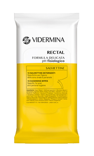 VIDERMINA RECTAL SALVIETTINE 15 PEZZI - farmaciabianca.it