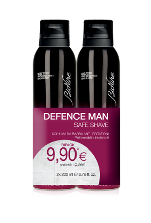 DEFENCE MAN BIPACK SCHIUMA BARBA 2 X 200 ML - farmaciabianca.it