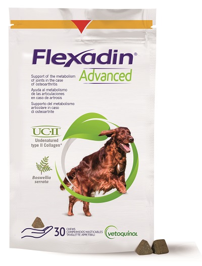 FLEXADIN ADVANCED CANE TUTTE LE TAGLIE 30 TAVOLETTE APPETIBILI - farmaciabianca.it
