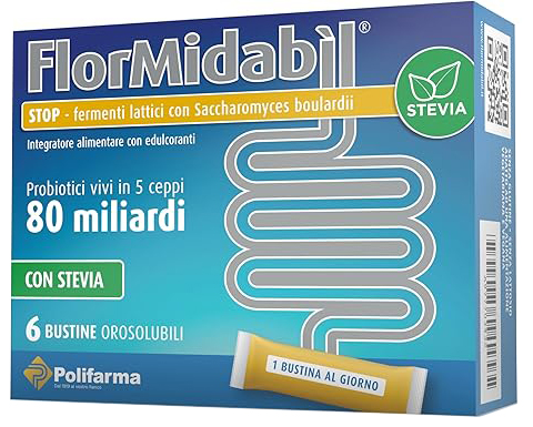 FLORMIDABIL STOP 6 BUSTINE CON STEVIA - farmaciabianca.it