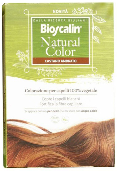 BIOSCALIN NATURAL COLOR CASTANO AMBRATO 70 G - farmaciabianca.it