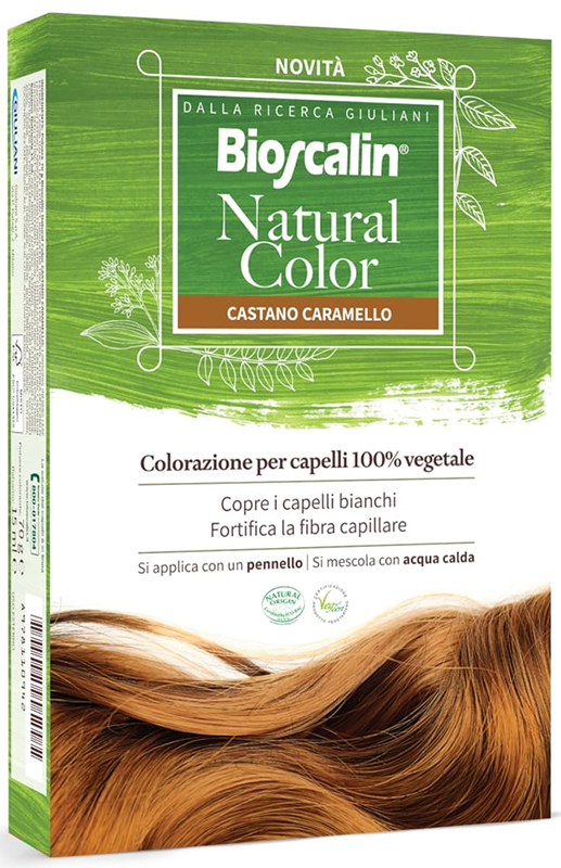 BIOSCALIN NATURAL COLOR CASTANO CARAMELLO 70 G - farmaciabianca.it