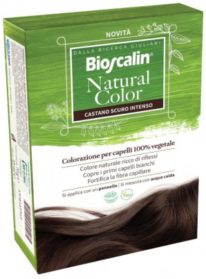 BIOSCALIN NATURAL COLOR CASTANO SCURO INTENSO 70 G - farmaciabianca.it