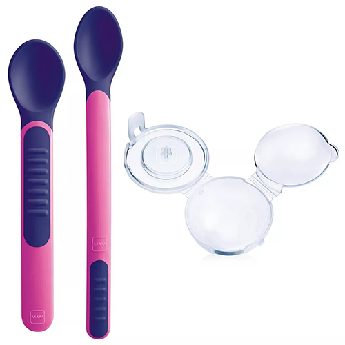 MAM HEAT SENSITIVE SPOONS & COVER 6+ FEMMINA - farmaciabianca.it