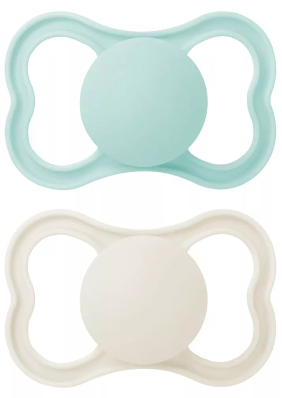 MAM AIR SUCCHIETTO 16+ MESI SILICONE NEUTRO 2 PEZZI - farmaciabianca.it