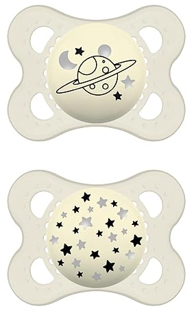 MAM SUCCHIETTO ORIGINAL NIGHT 2-6 MESI SILICONE NEUTRO 2 PEZZI - farmaciabianca.it