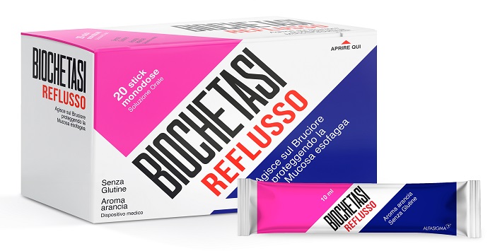 BIOCHETASI REFLUSSO 20 STICK AROMA ARANCIA - farmaciabianca.it