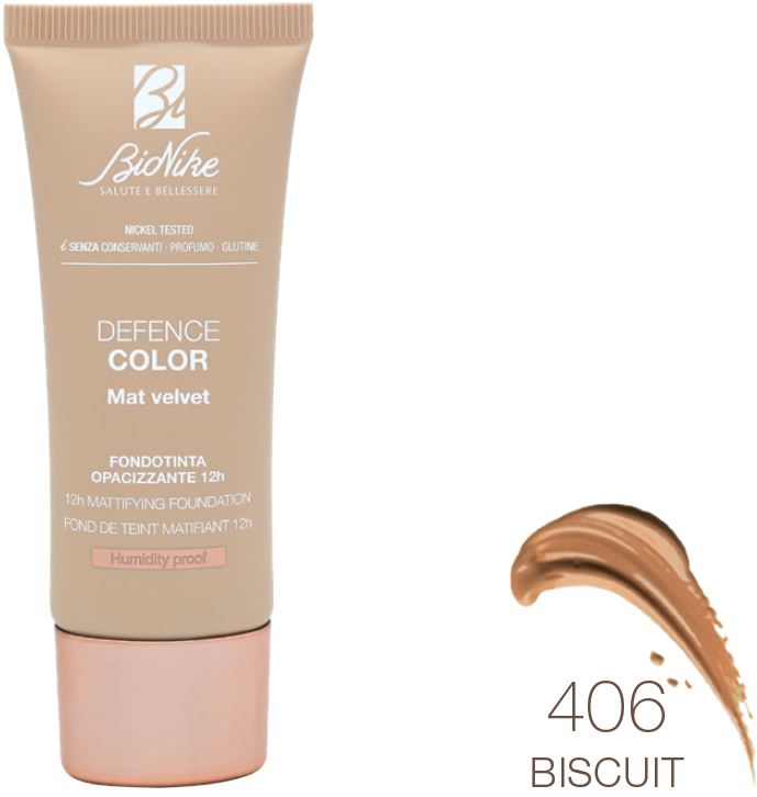 DEFENCE COLOR FONDOTINTA MAT VELVET 406 30 ML - farmaciabianca.it