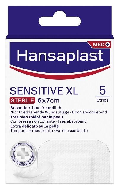 CEROTTO HANSAPLAST SENSITIVE XL 5 PEZZI - farmaciabianca.it