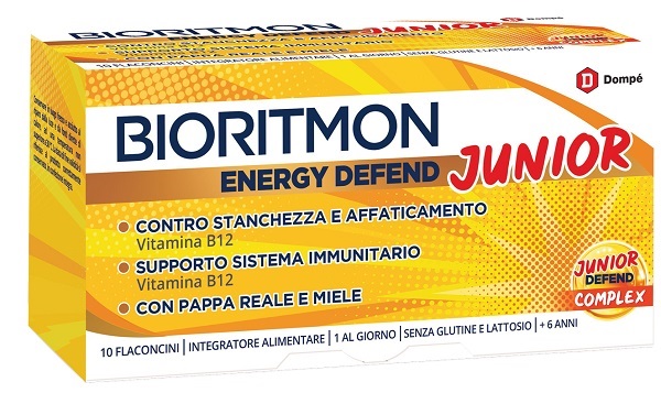 BIORITMON ENERGY DEFEND JUNIOR 10 FLACONCINI 10 ML - farmaciabianca.it